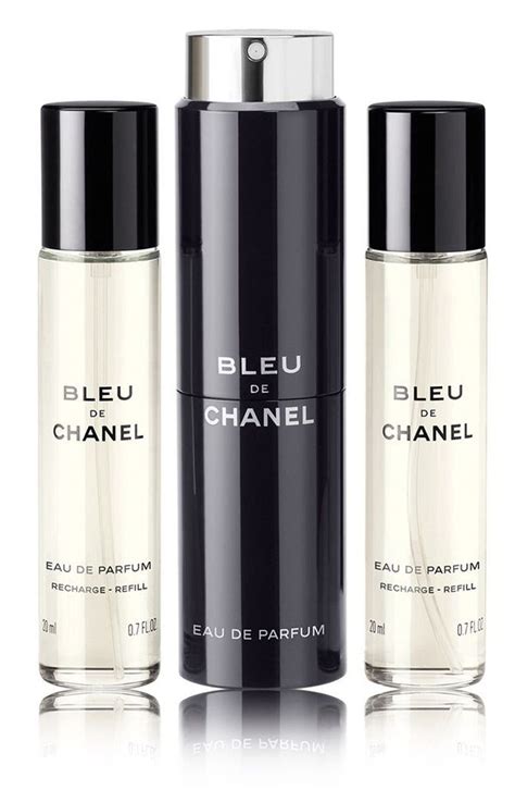 chanel bleu de chanel eau de parfum travel spray set|chanel bleu spray.